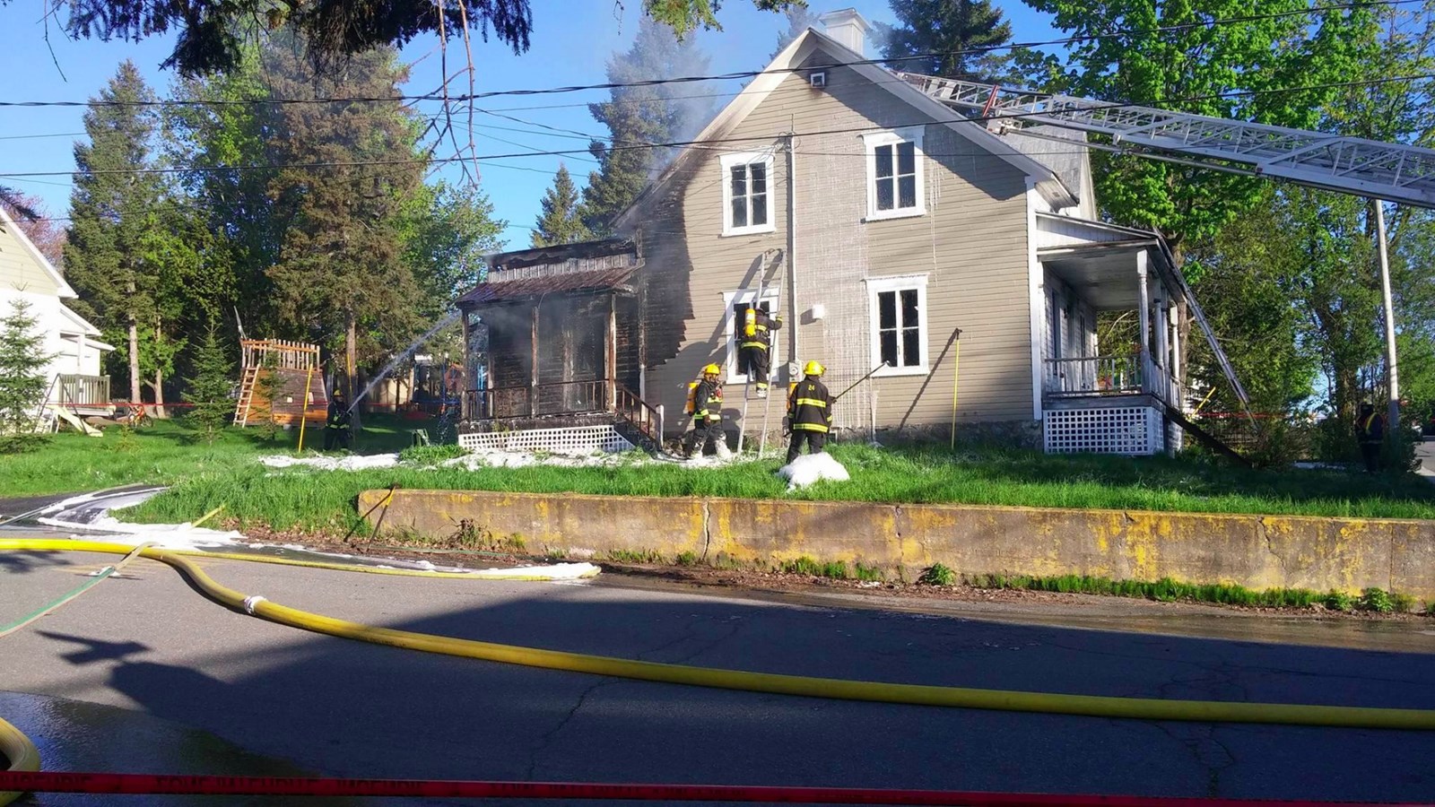 Une maison centenaire détruite ce samedi matin à Beauceville