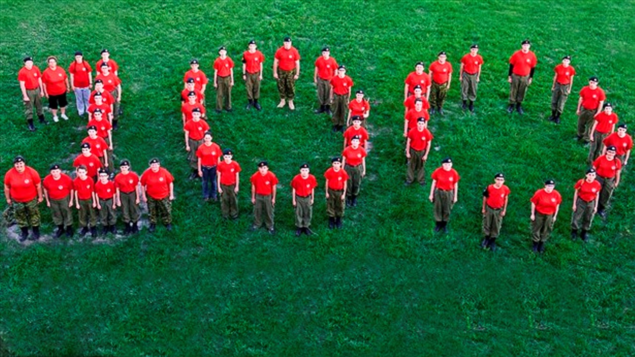 L'année dernière le Corps de cadets 619 de Beauceville avait tenu sa 100e revue annuelle sur l'île Ronde.