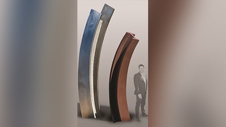 Le sculpteur québécois Claude Millette utilisera le métal pour réaliser son oeuvre « Battitures » à Saint-Georges.
