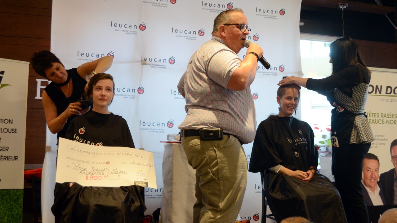 Une autre année « exceptionnelle » pour le Défi têtes rasées Leucan de Beauce-Nord