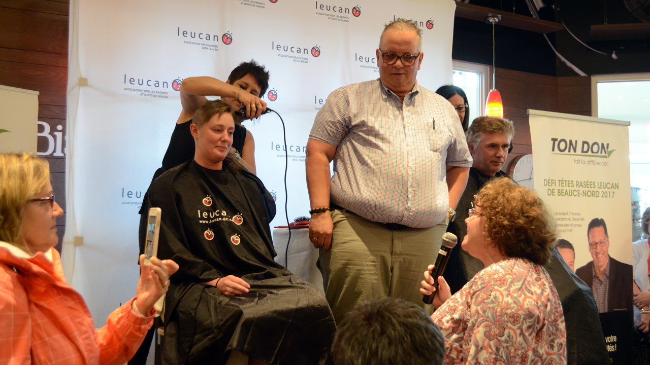 Une autre année « exceptionnelle » pour le Défi têtes rasées Leucan de Beauce-Nord