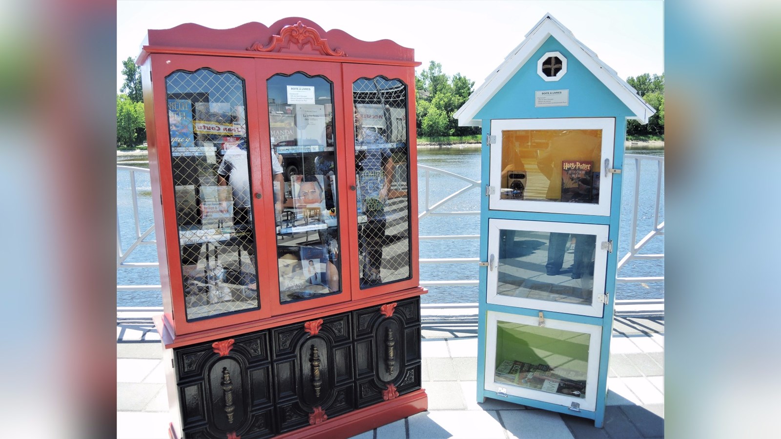 Deux boîtes à livres sont maintenant accessibles pour les citoyens dont une sous la rotonde à l’intersection de la promenade Redmond et de la 116e Rue et une seconde sous la gloriette Richelieu dans le parc Veilleux.
