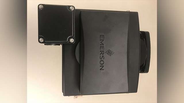 Moteur pour piscines Emerson vu de haut.