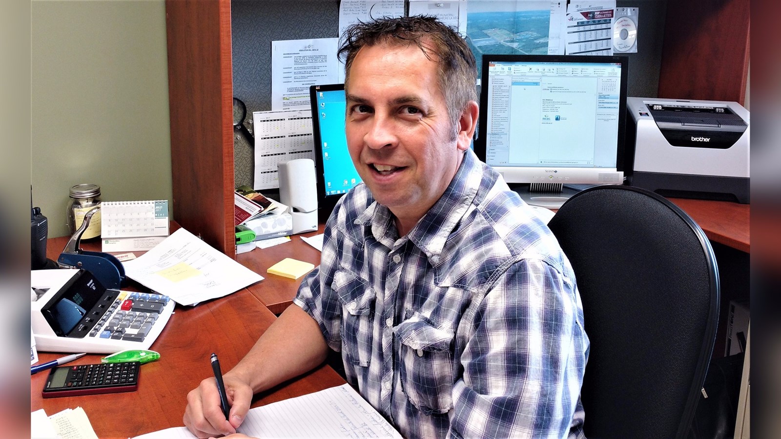 Éric Maheux, nouveau directeur général et secrétaire-trésorier à la Régie Intermunicipale du Compté de Beauce-Sud (RICBS).