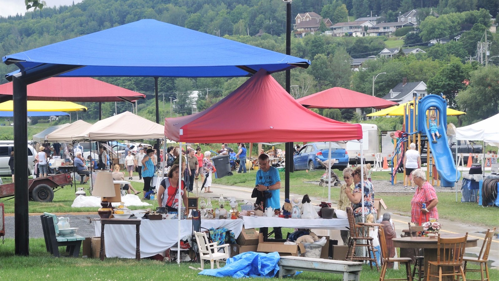 La Grand Marché annuel de Beauceville, édition 2017, s'est déroulé sur l'Île Ronde lors du samedi 8 juillet 2017.