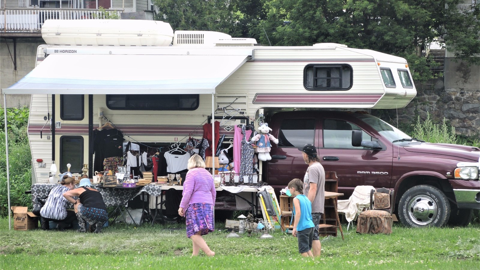 La Grand Marché annuel de Beauceville, édition 2017, s'est déroulé sur l'Île Ronde lors du samedi 8 juillet 2017.
