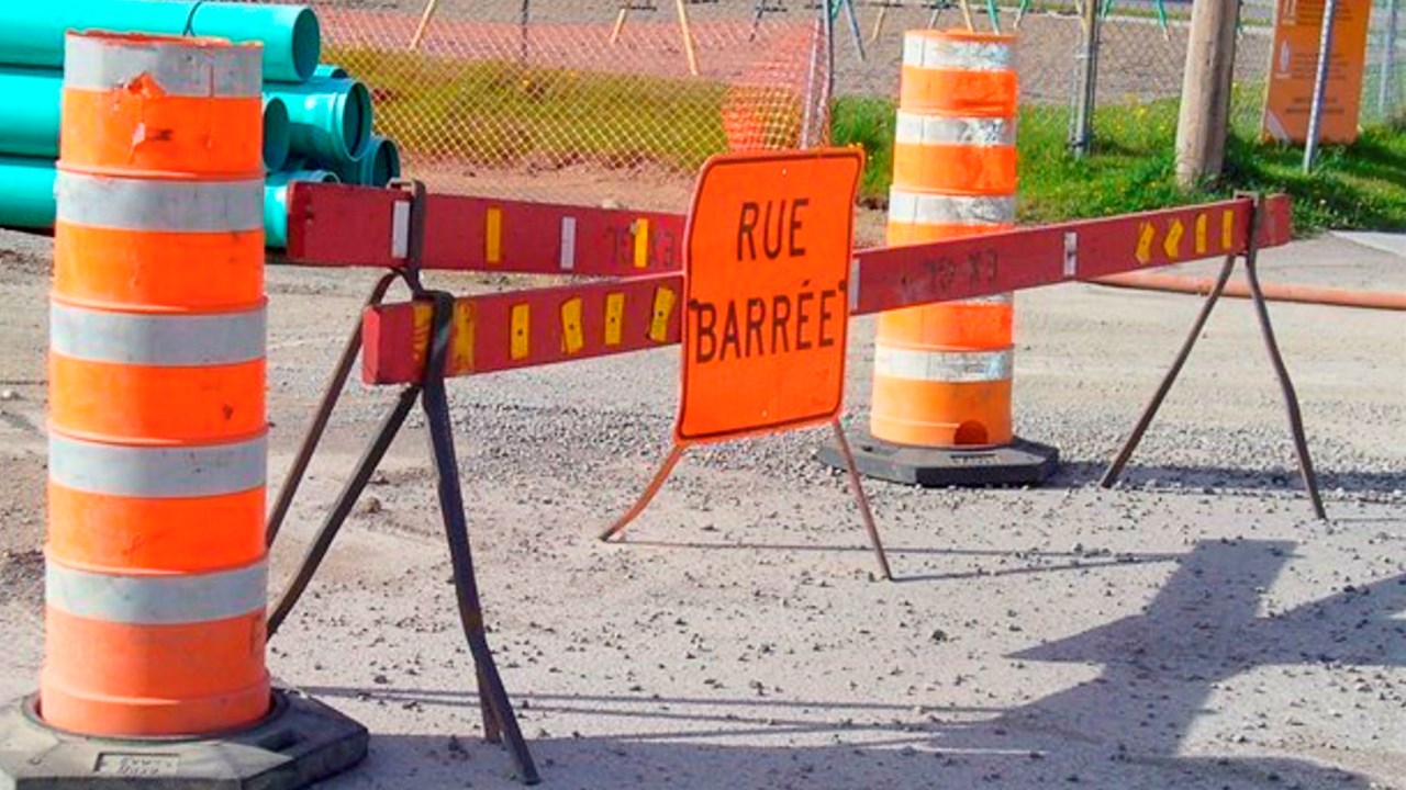 Fermeture du pont enjambant la rivière Chaudière à Saint-Joseph-de-Beauce