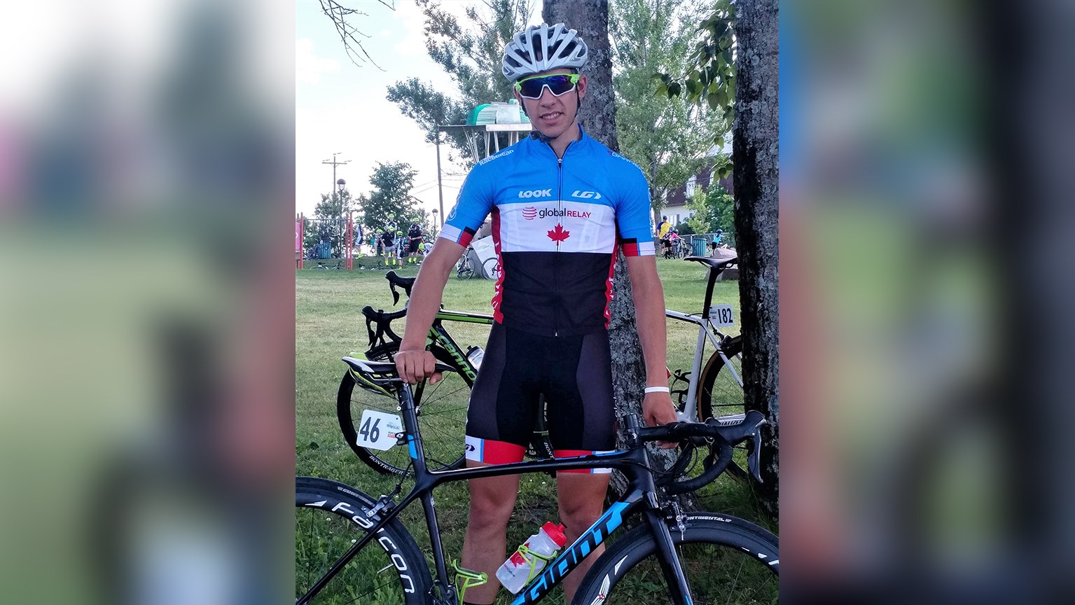 Le cycliste beauceron Guillaume Davidson lors de la 49e édition du Tour de l'Abitibi.