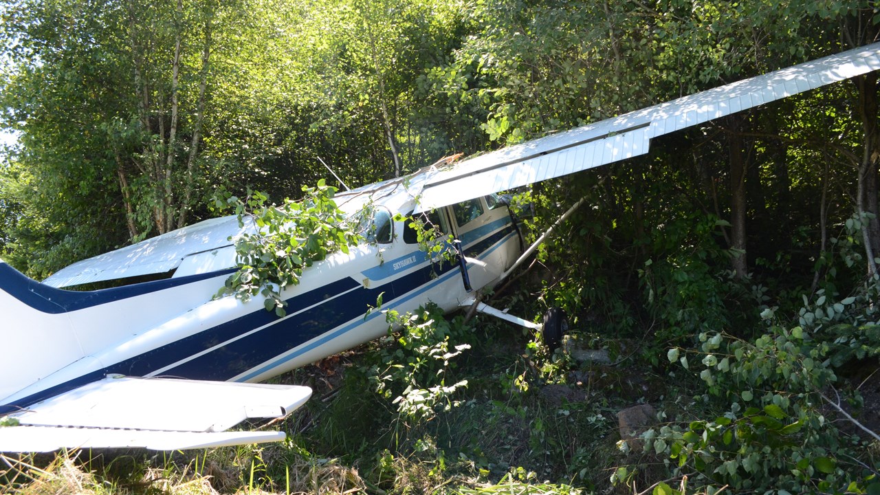 Un avion Cessna s'écrase dans un champ de Sainte-Marie