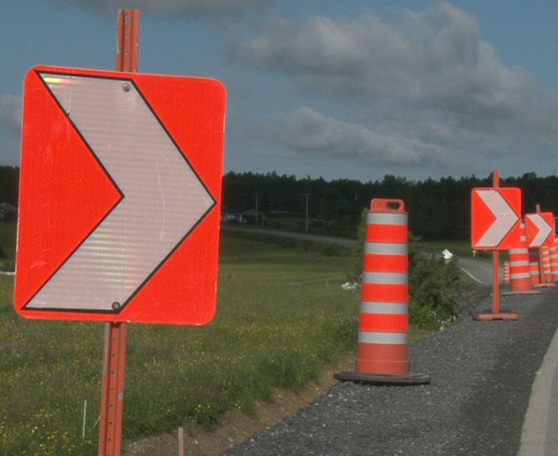 Travaux sur la route 173 à Saint-Côme             