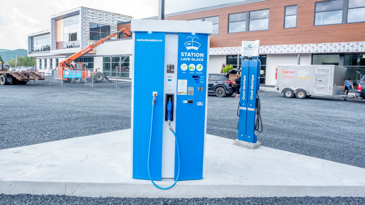 Ouverture d’une station lave-glace en libre-service à Notre-Dame-des-Pins