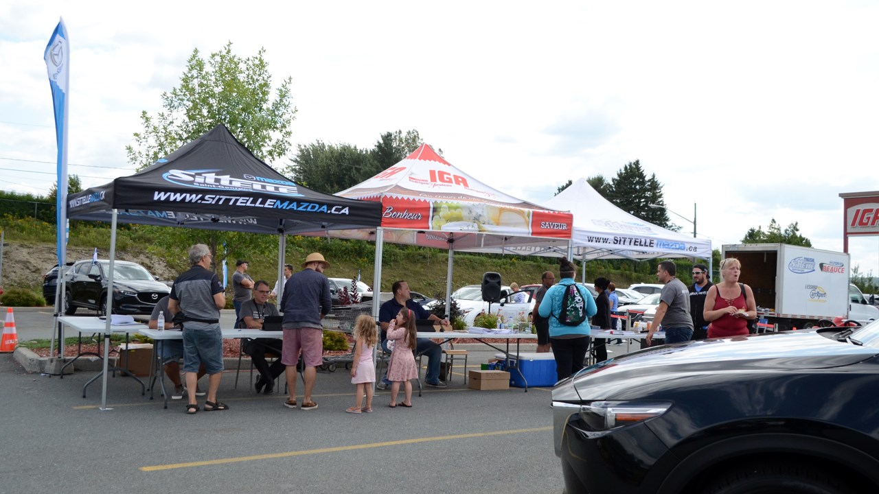 Soupe populaire et essais routiers au profit de Moisson Beauce