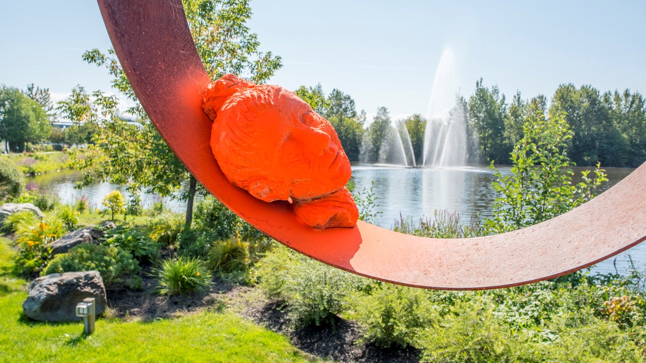 Une sculpture de Beauce Art vandalisée en fin de semaine sur l'île Pozer