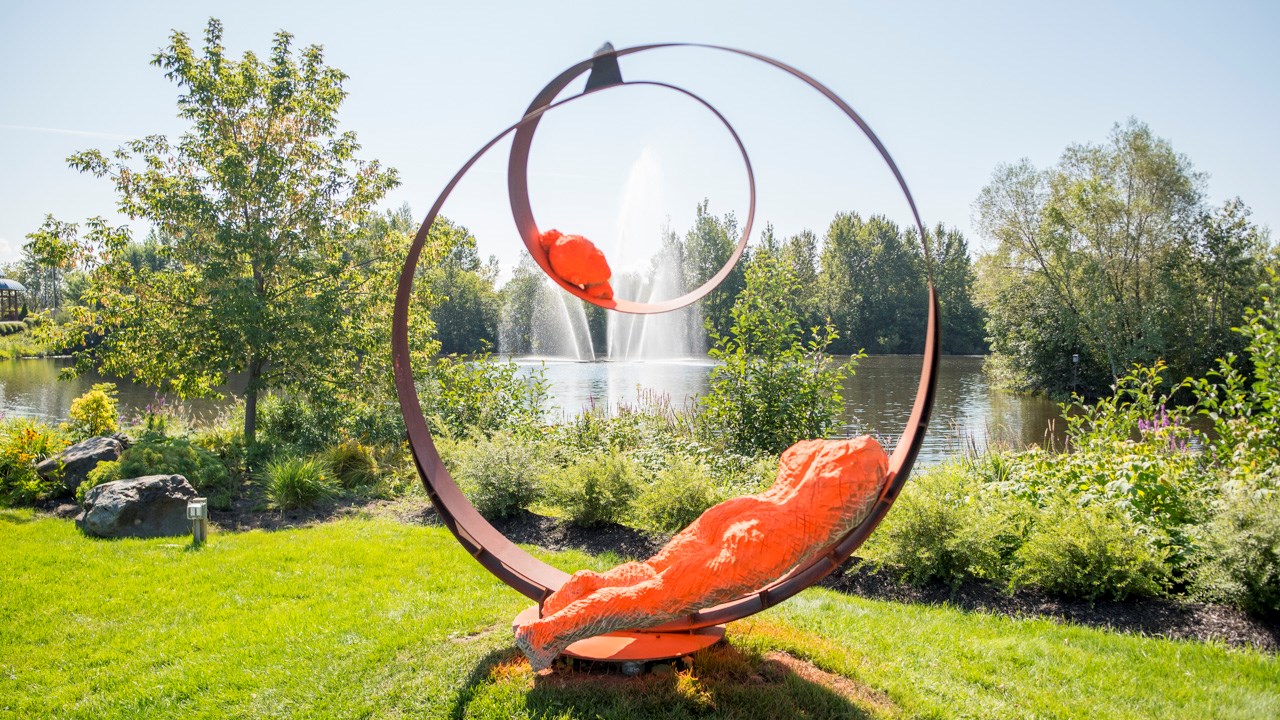 Une sculpture de Beauce Art vandalisée en fin de semaine sur l'île Pozer