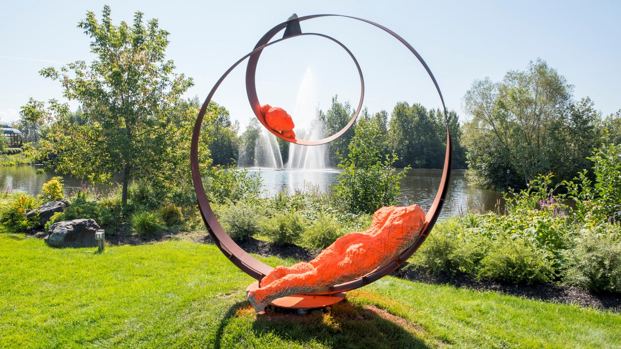 Une sculpture de Beauce Art vandalisée en fin de semaine sur l'île Pozer