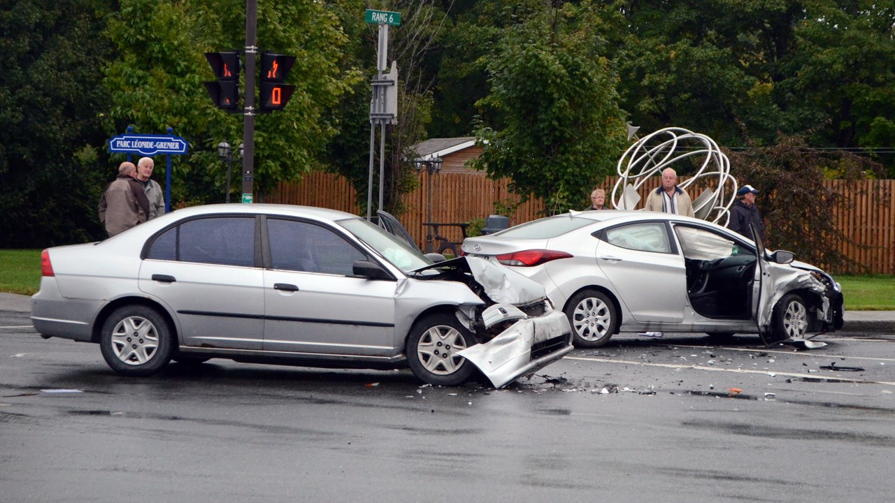 Un accident de la circulation fait un blessé à Saint-Benoît-Labre 