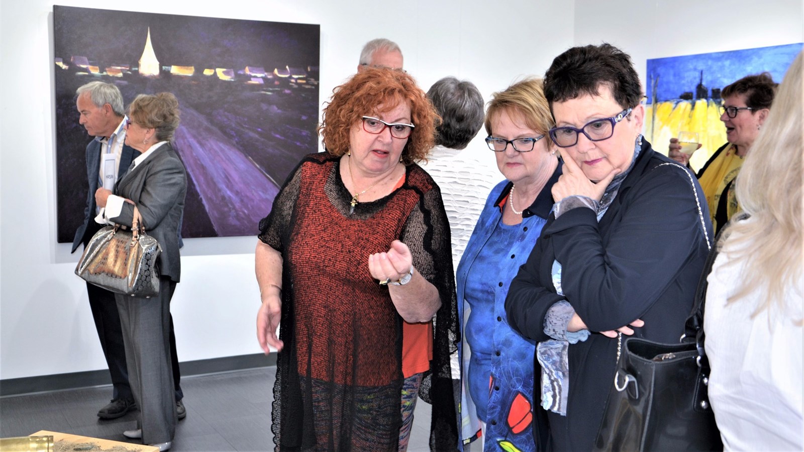 Le vernissage de l'exposition « Peindre en Beauce », présenté par l'artiste beauceronne multidisciplinaire Lyse Marsan, a eu lieu le dimanche 10 septembre 2017 à la Galerie d'art de Sainte-Marie.