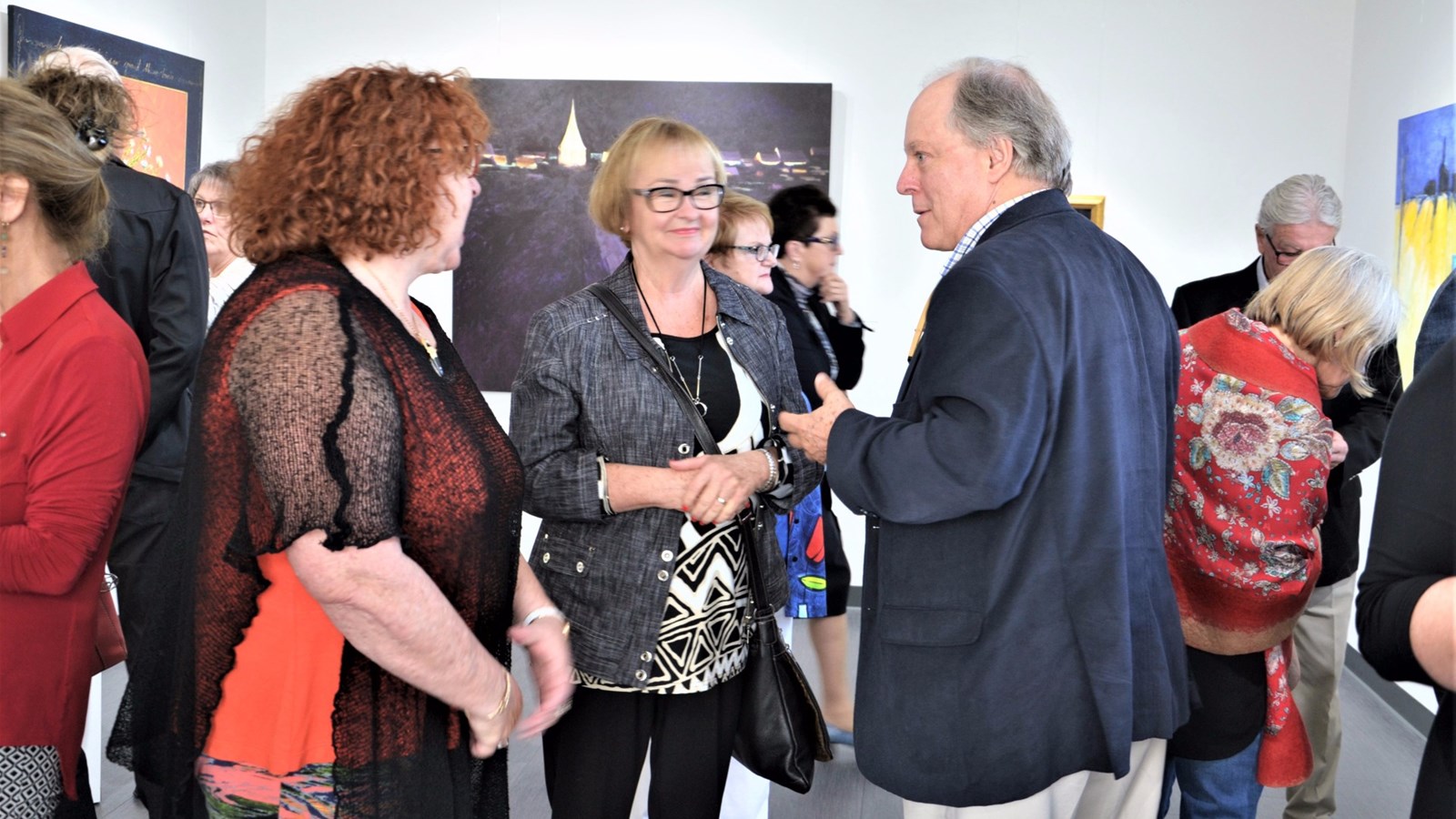 Le vernissage de l'exposition « Peindre en Beauce », présenté par l'artiste beauceronne multidisciplinaire Lyse Marsan, a eu lieu le dimanche 10 septembre 2017 à la Galerie d'art de Sainte-Marie.