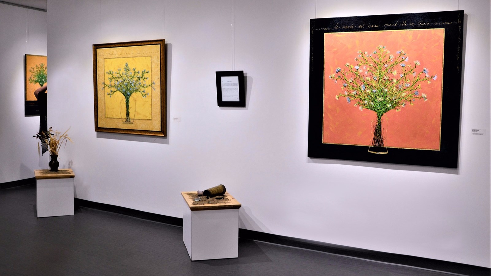 Le vernissage de l'exposition « Peindre en Beauce », présenté par l'artiste beauceronne multidisciplinaire Lyse Marsan, a eu lieu le dimanche 10 septembre 2017 à la Galerie d'art de Sainte-Marie.