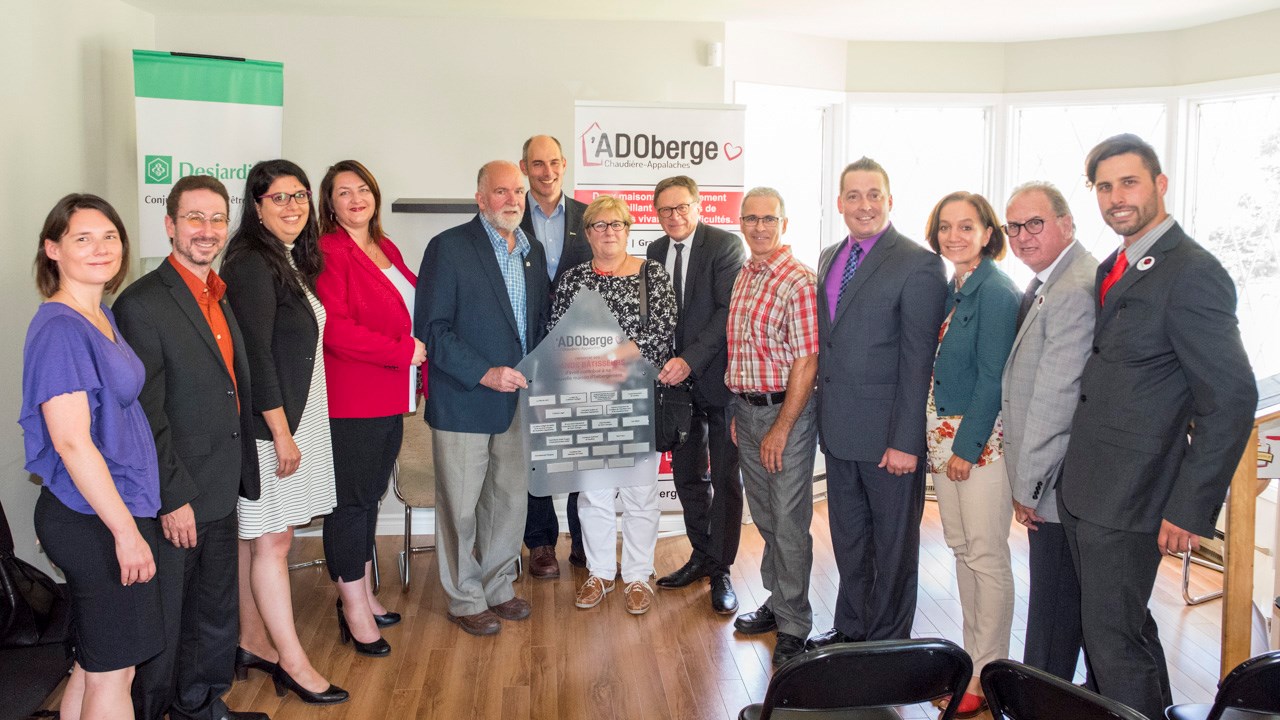 Inauguration officielle de l'ADOberge de St-Georges pour les jeunes en difficulté