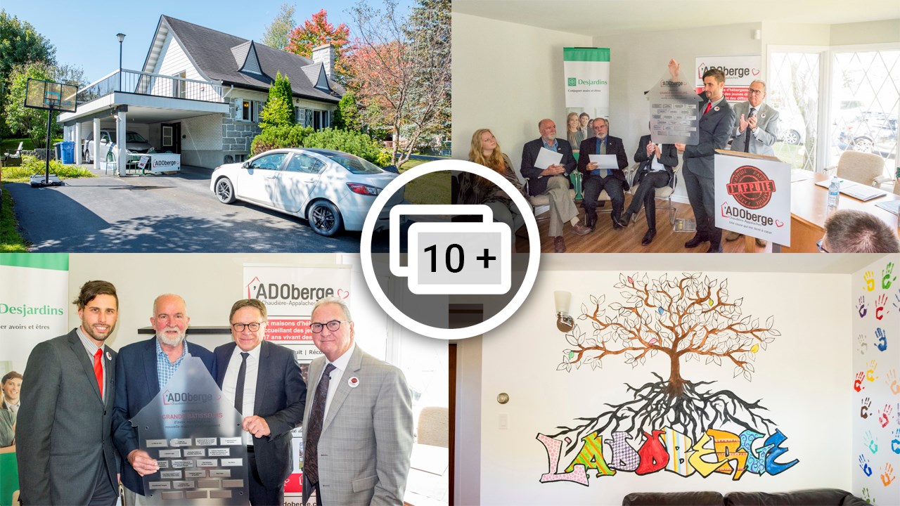 Inauguration officielle de l'ADOberge de St-Georges pour les jeunes en difficulté
