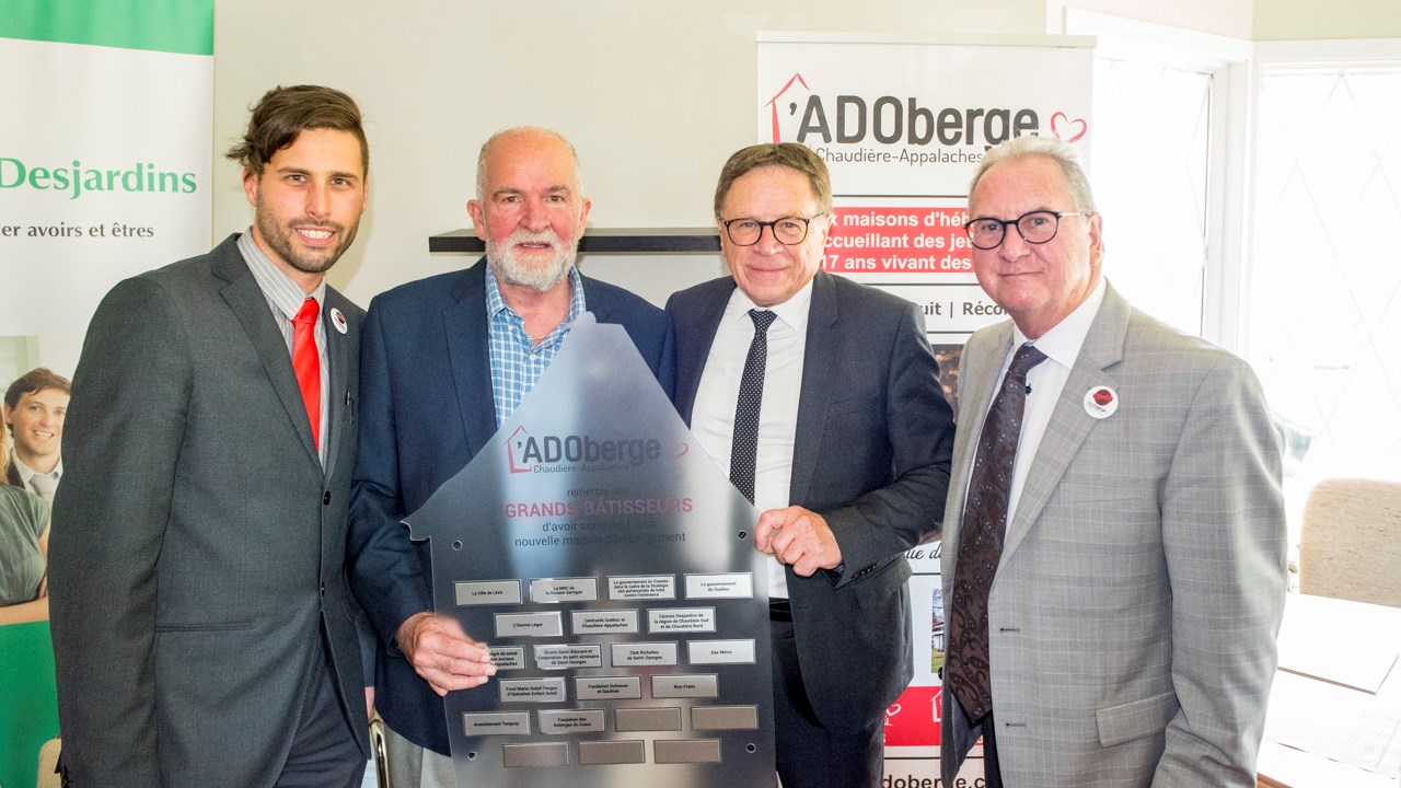 Inauguration officielle de l'ADOberge de St-Georges pour les jeunes en difficulté