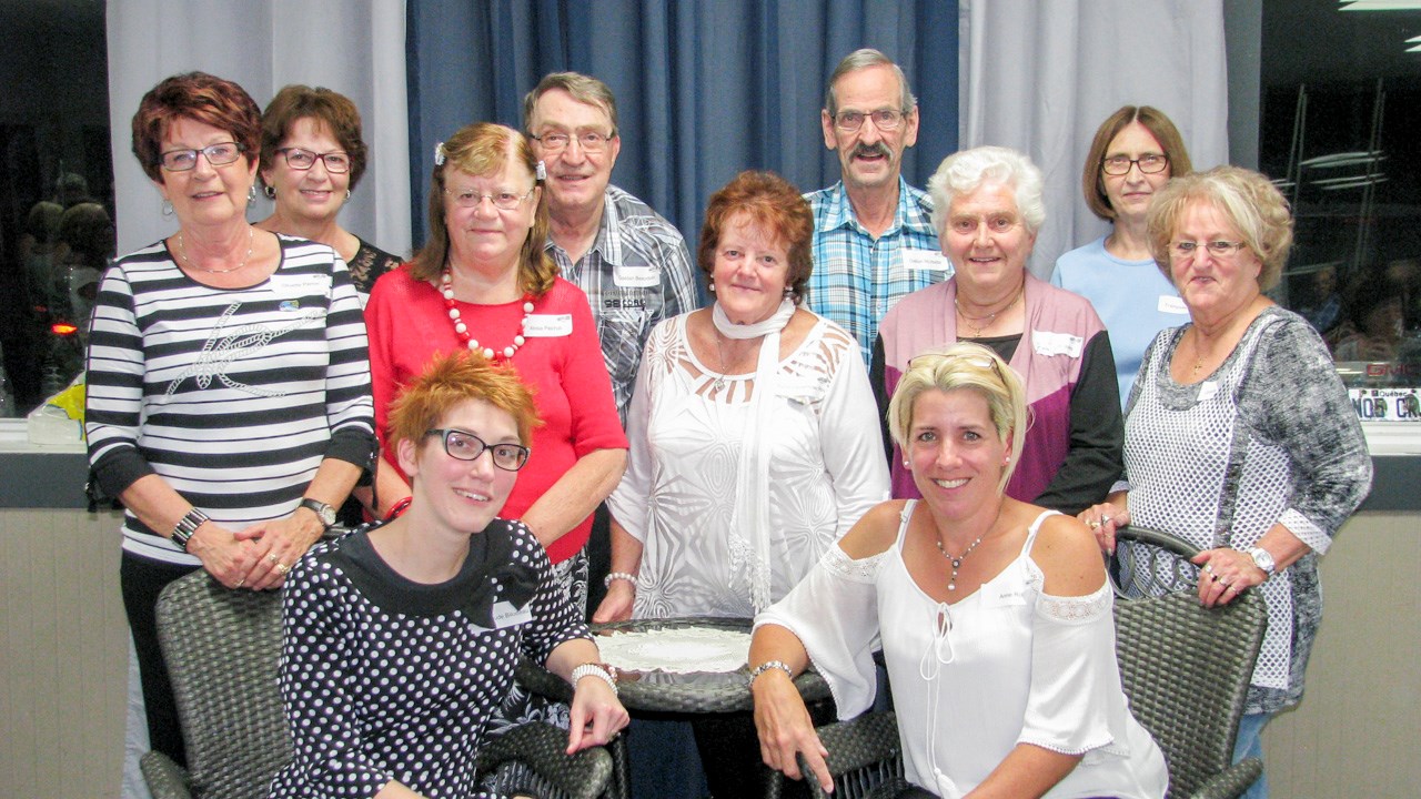 Des membres du club de l'Âge d'or de Saint-Honoré-de-Shenley.