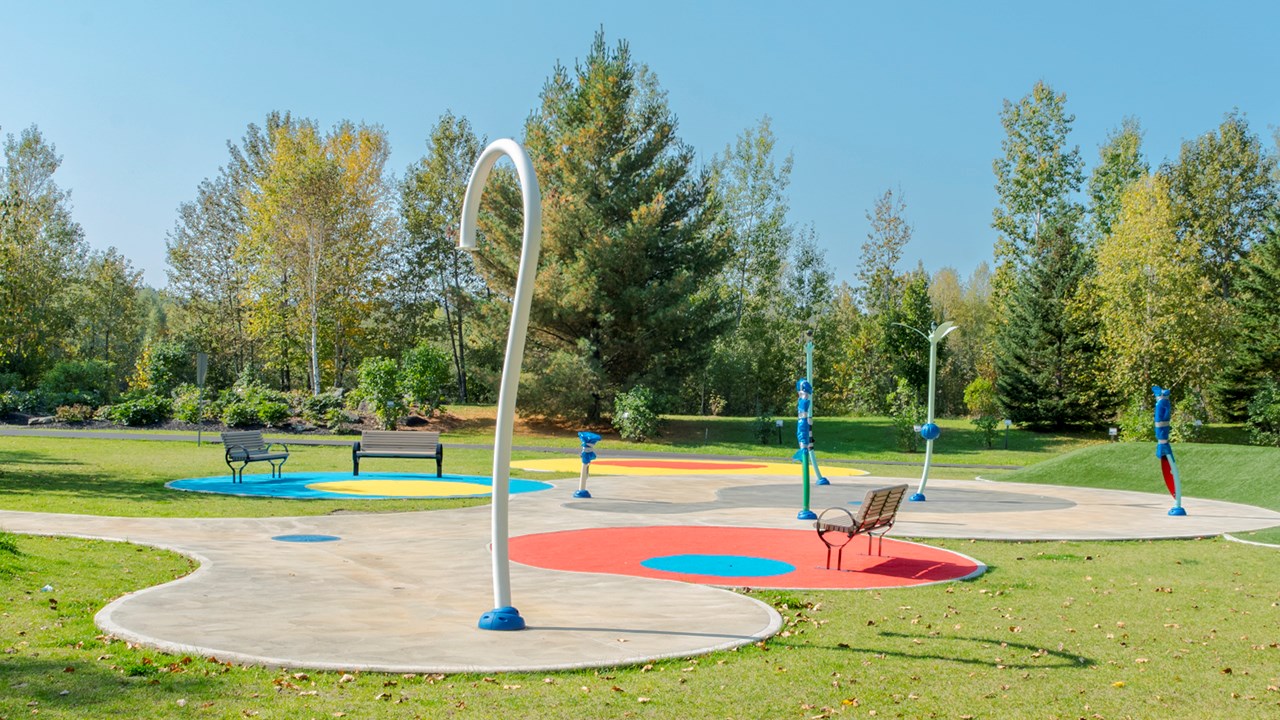 Les jeux d'eau du parc Veilleux, à Saint-Georges, ont été ouverts jusqu'au 8 septembre, avant d'être définitivement fermés pour l'hiver.
