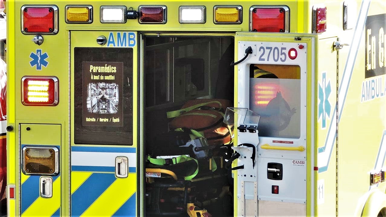 Une collision cause un blessé mineur sur la route 108 à Saint-Éphrem