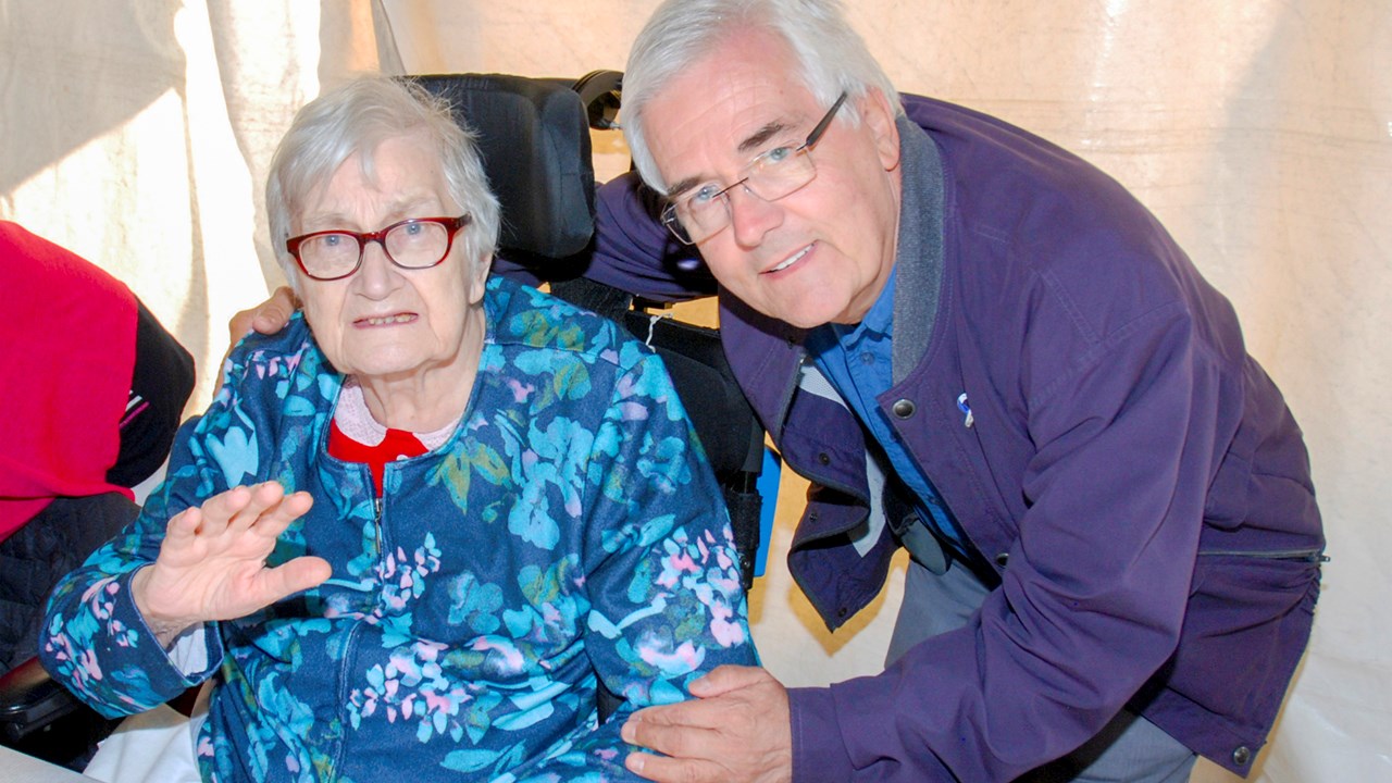 Zdzislawa Solecka et Yvon Thibodeau, l'un de ses confidents depuis près de trente ans. 
