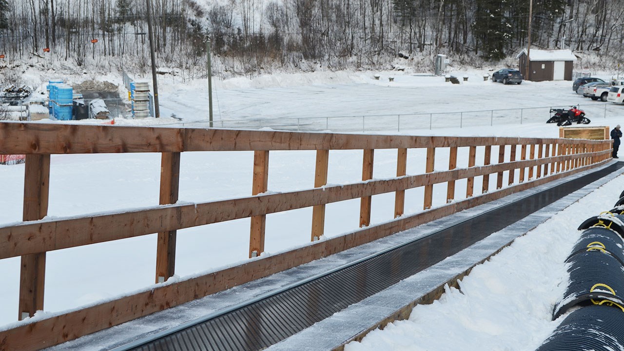 Le centre de ski de Saint-Georges a maintenant son tapis roulant