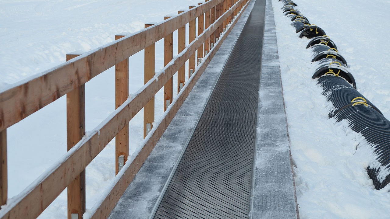 Le centre de ski de Saint-Georges a maintenant son tapis roulant