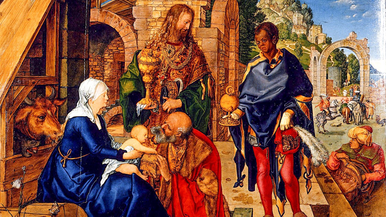 « L'adoration des mages » d'Albrecht Dürer. 
