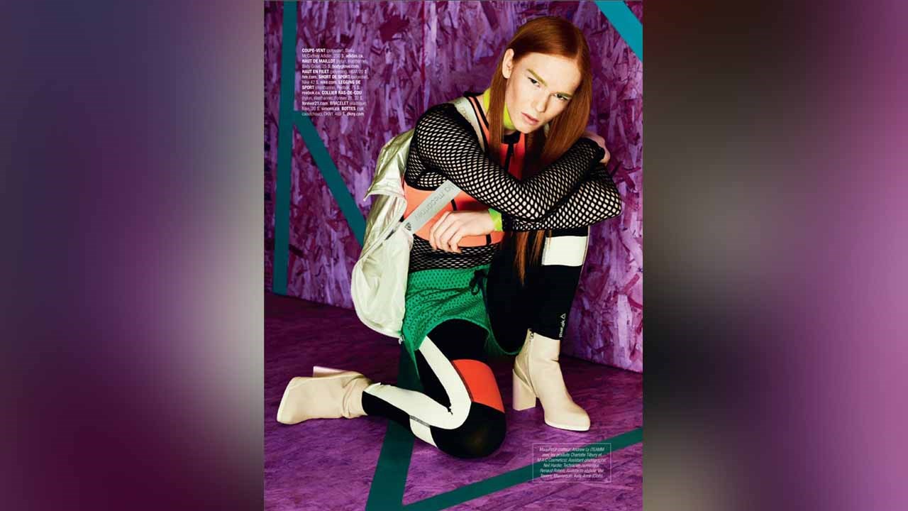 Kellyanne Bilodeau, âgée de 17 ans et originaire de Saint-Odilon-de-Cranbourne, est mannequin depuis l'âge de 15 ans.