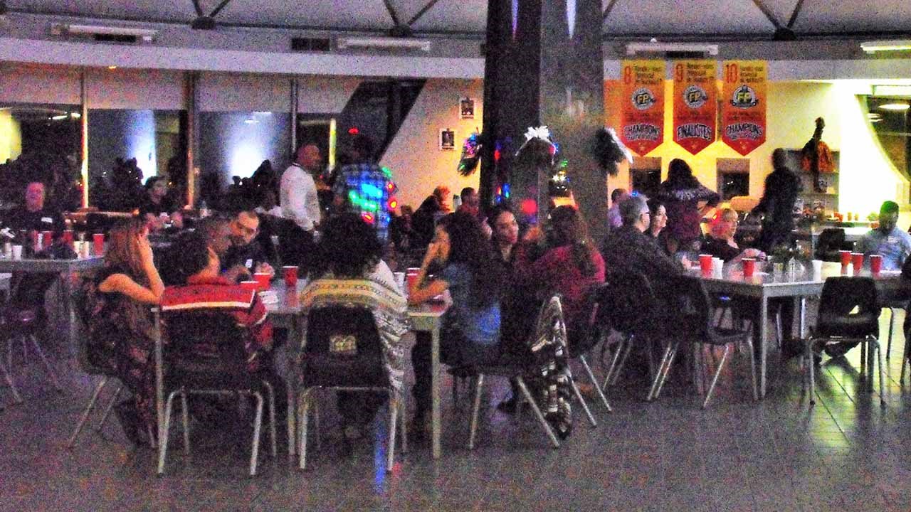 Image d'une édition précédente du « Repas partage de la nouvelle année » en Beauce-Sartigan.