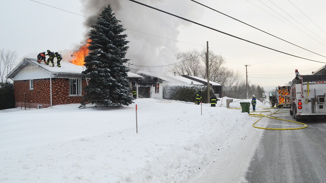 Feu de ce matin : la maison est une perte totale