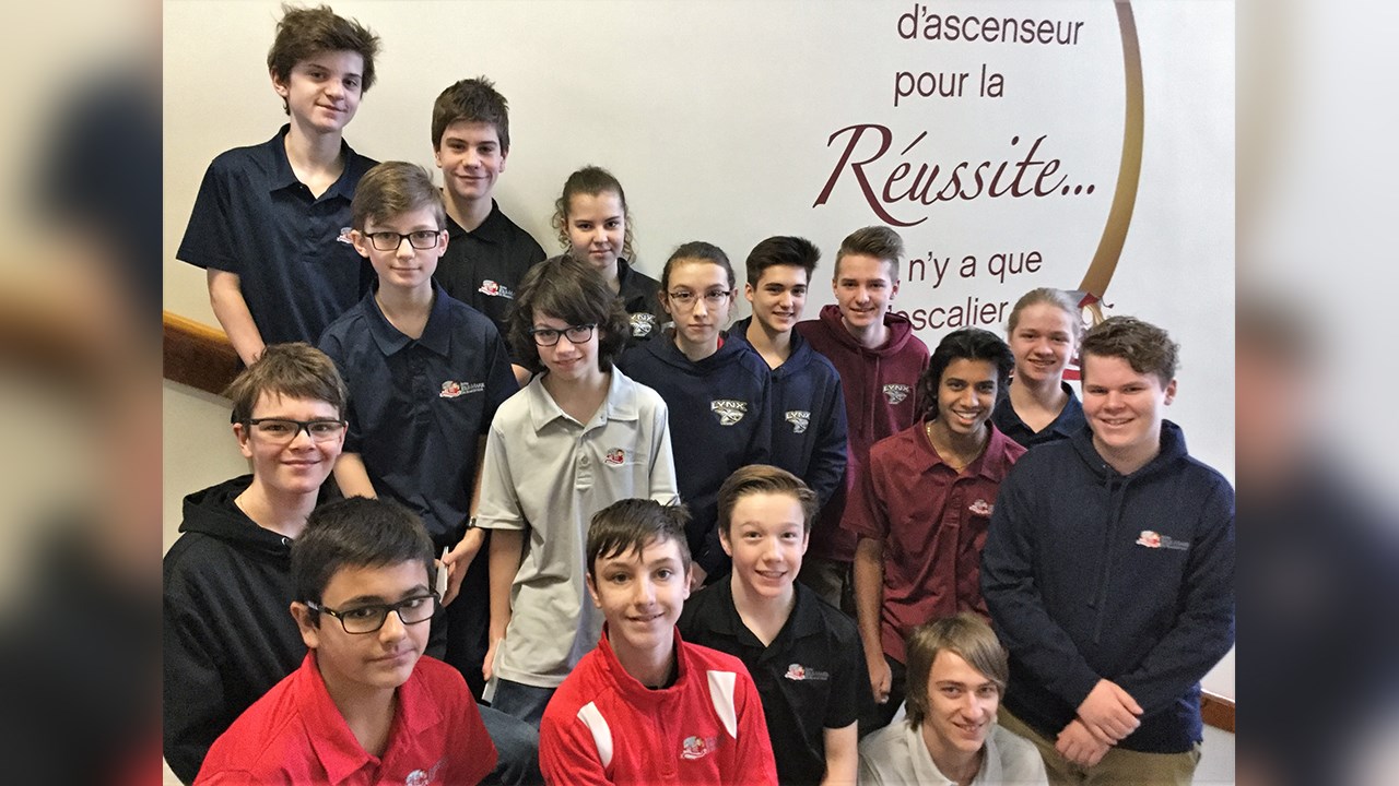 Les gagnants de l'Expo-sciences 2018 de l'école Jésus-Marie de Beauceville.
