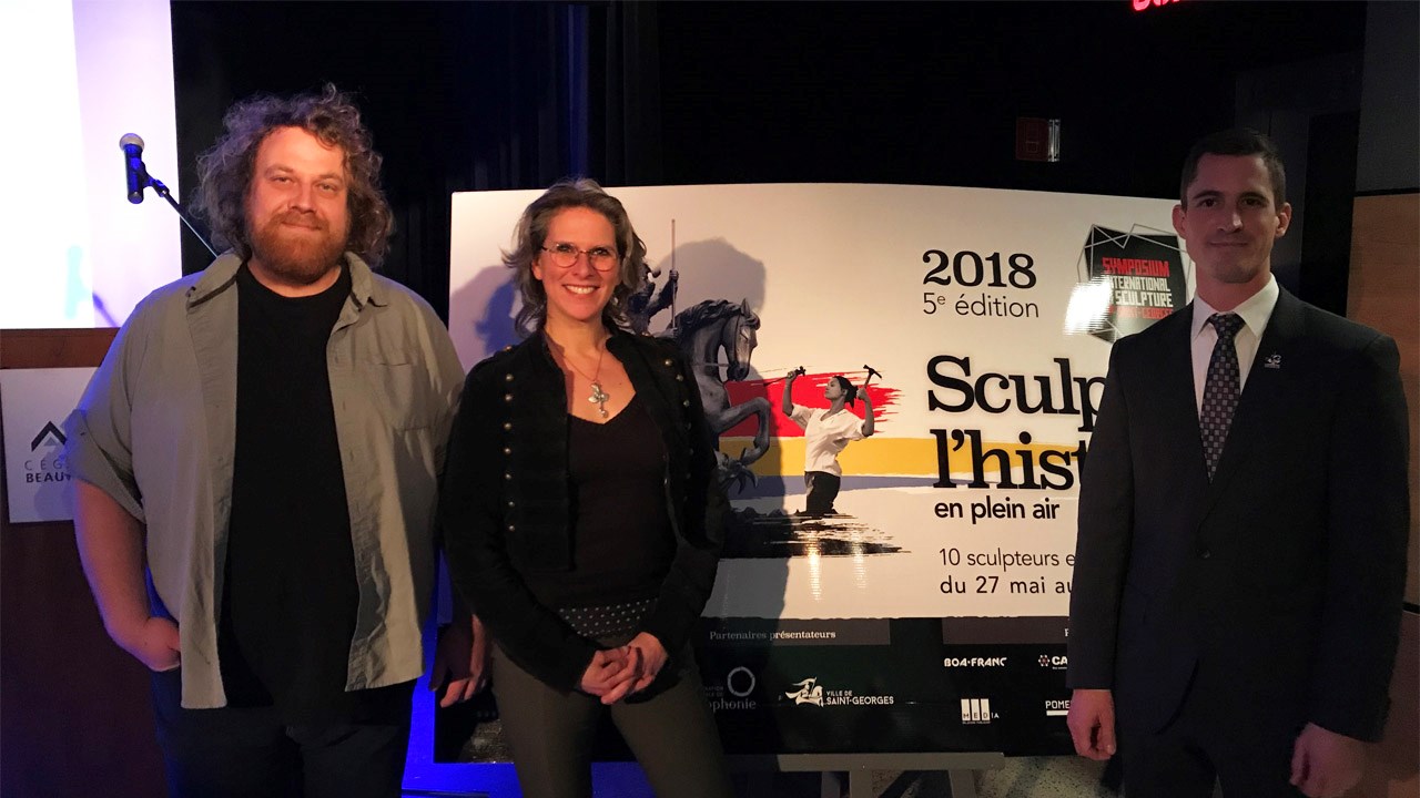 Adrien Bobin, Josiane Saucier, Adam Veilleux