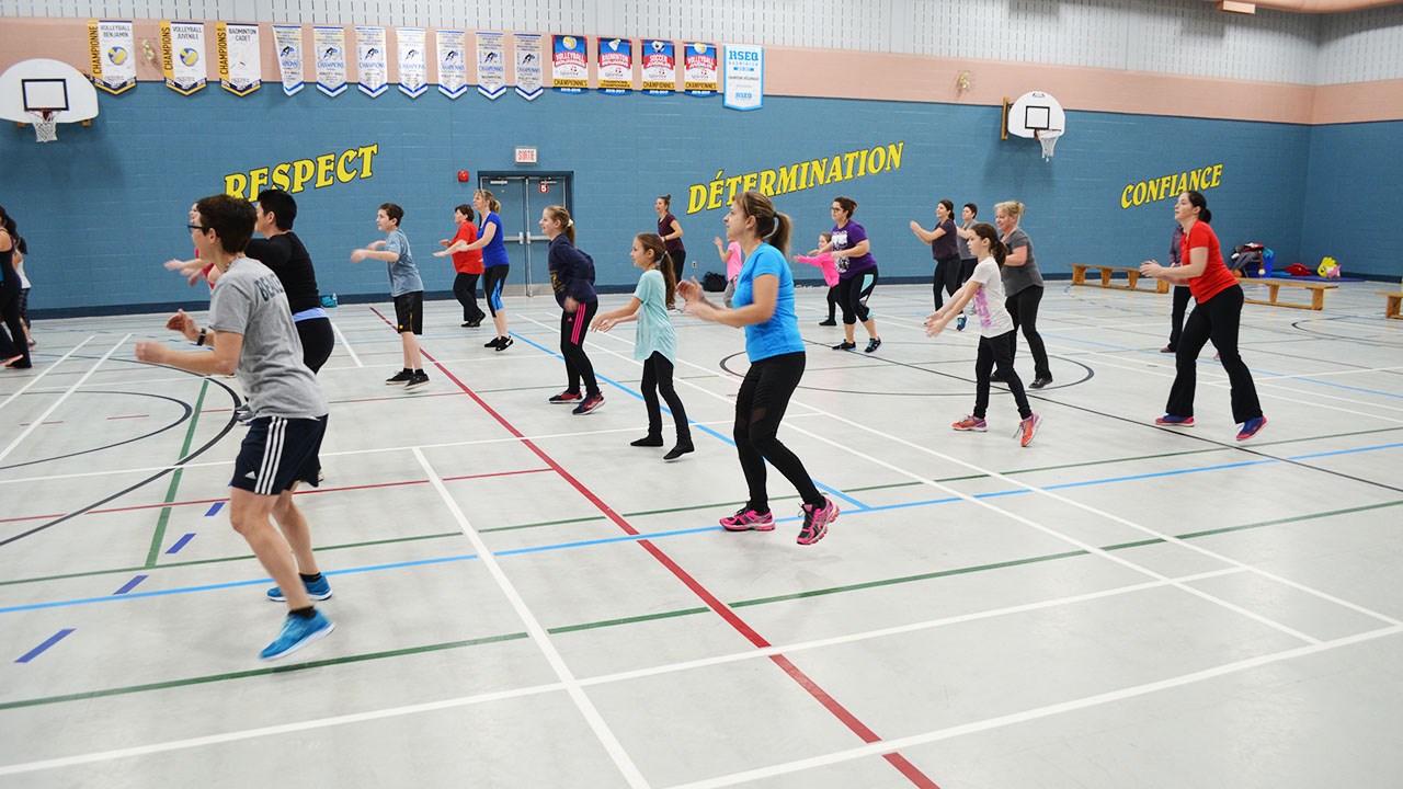 La première édition du zumbathon de l’école Jésus-Marie de Beauceville récolte 500 $