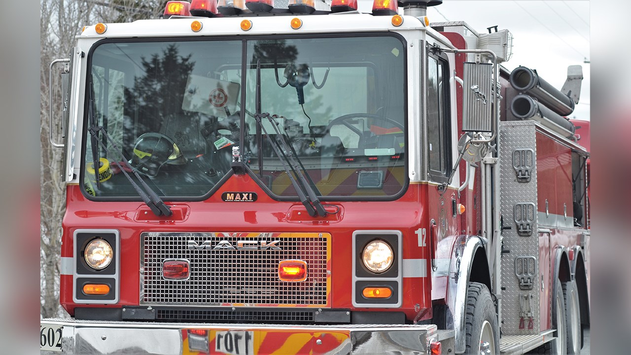 Incendie à l'arrière d'une résidence de la 90e Rue à Saint-Georges