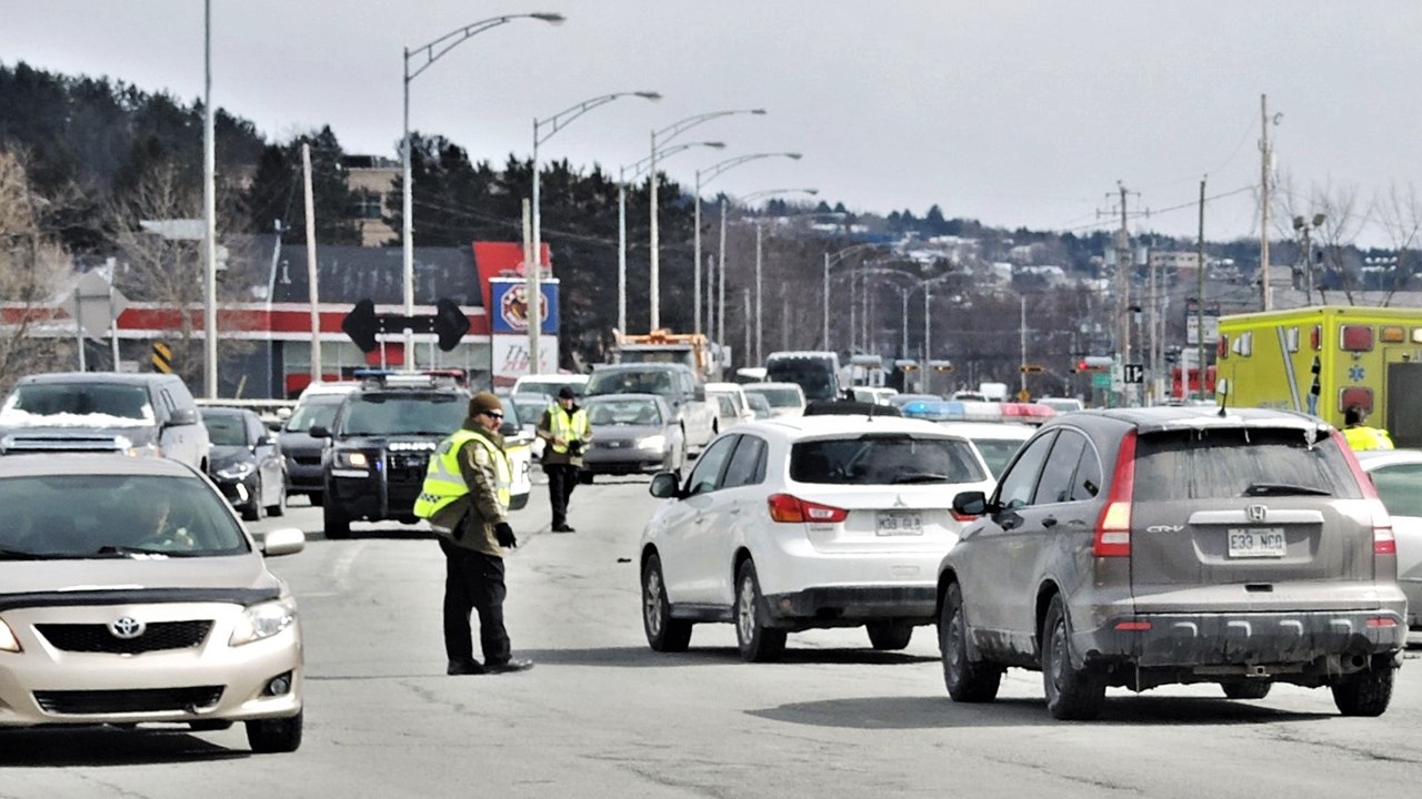 Un accident ralentit la circulation sur le boulevard Lacroix à St-Georges
