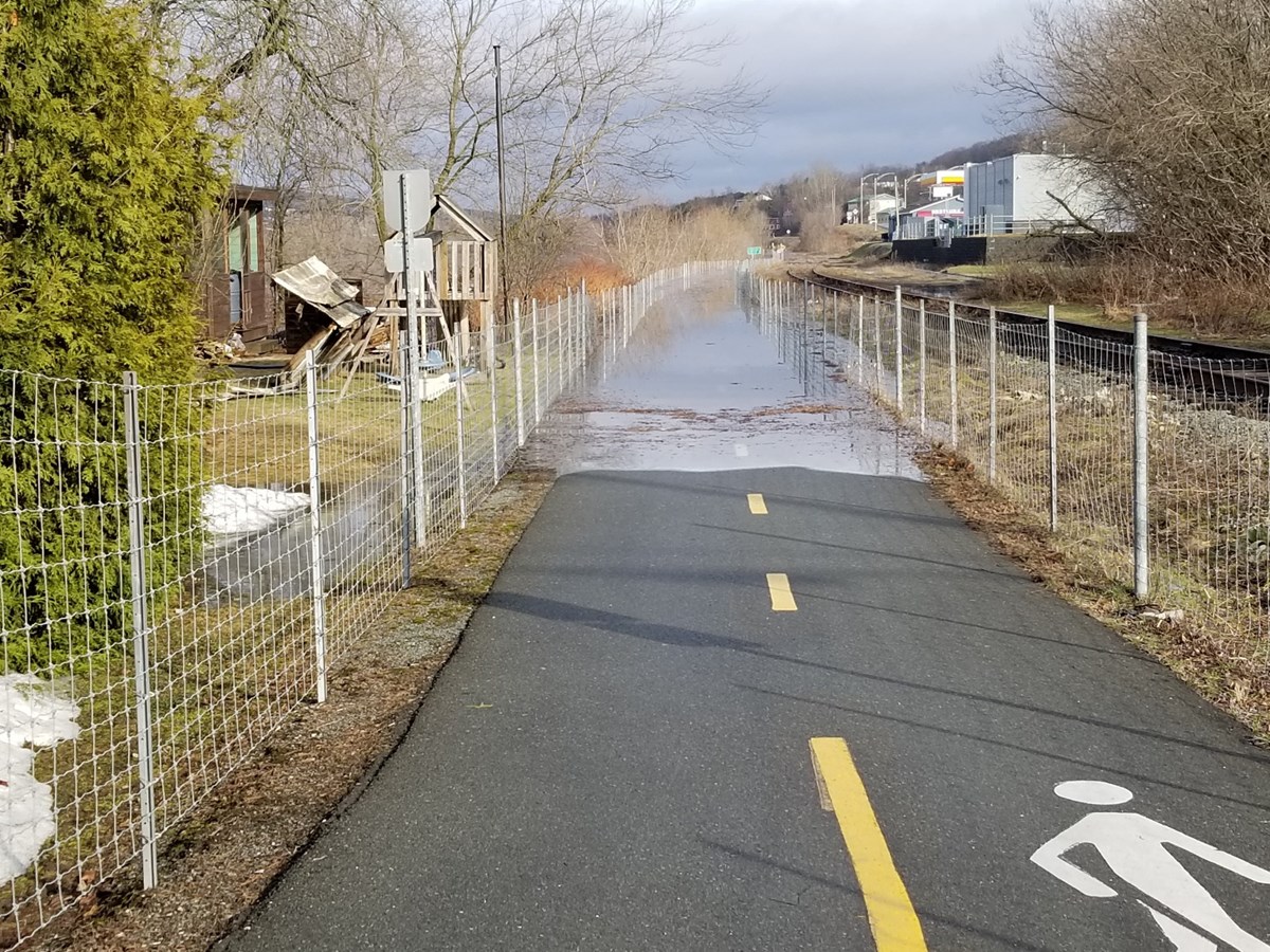 Photos de l'inondation printanière à Vallée-Jonction, St-Joseph et Beauceville