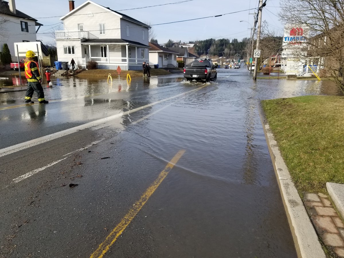 Photos de l'inondation printanière à Vallée-Jonction, St-Joseph et Beauceville