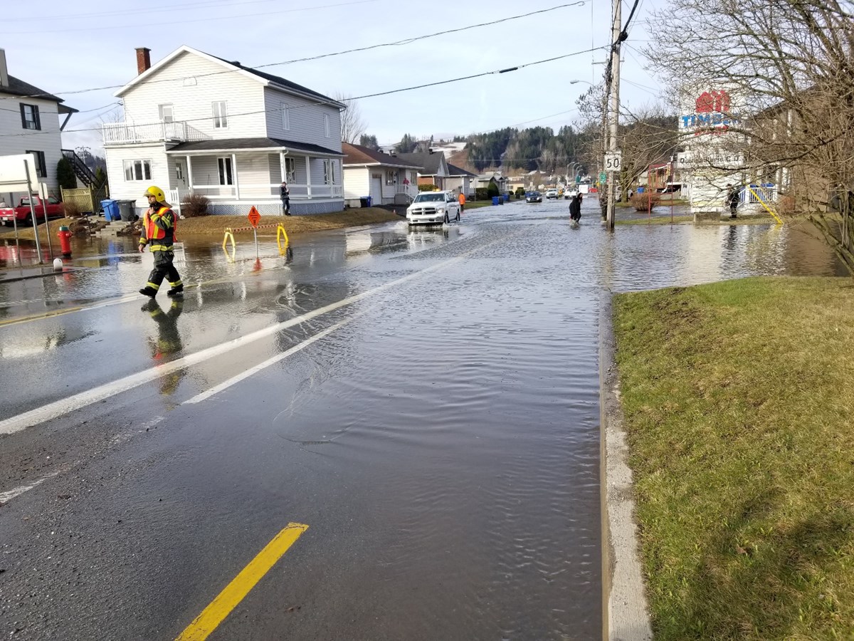 Photos de l'inondation printanière à Vallée-Jonction, St-Joseph et Beauceville
