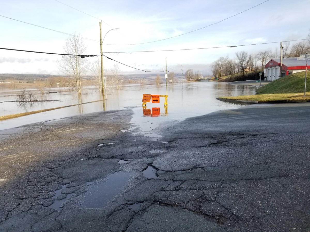 Photos de l'inondation printanière à Vallée-Jonction, St-Joseph et Beauceville