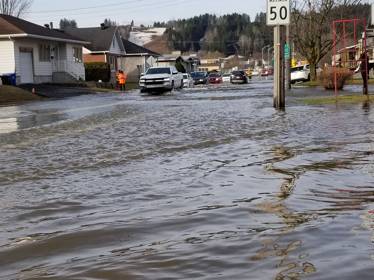 Photos de l'inondation printanière à Vallée-Jonction, St-Joseph et Beauceville