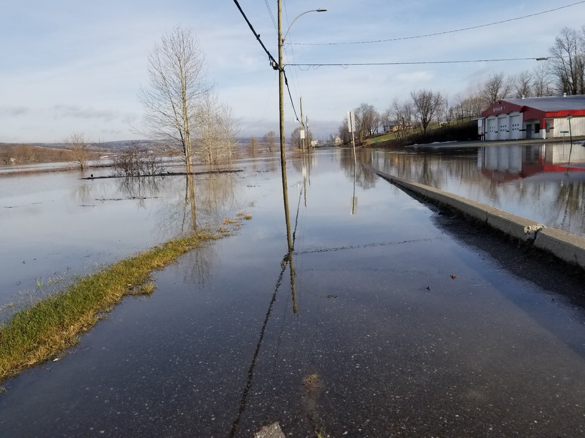 Photos de l'inondation printanière à Vallée-Jonction, St-Joseph et Beauceville
