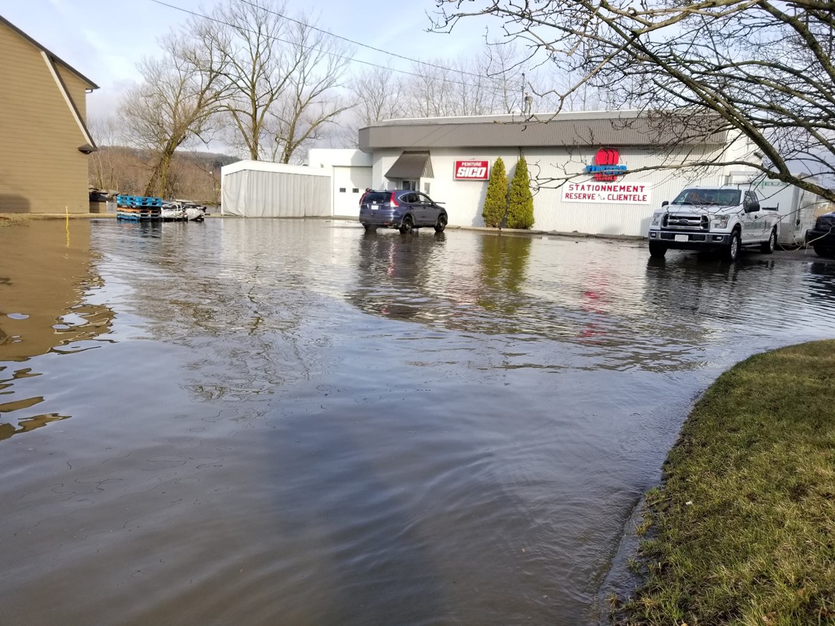 Photos de l'inondation printanière à Vallée-Jonction, St-Joseph et Beauceville