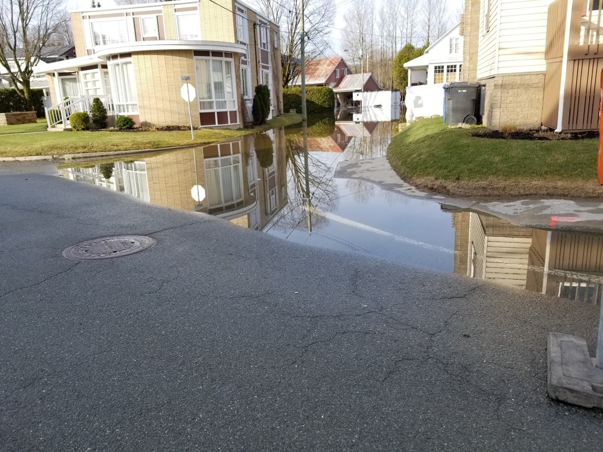 Photos de l'inondation printanière à Vallée-Jonction, St-Joseph et Beauceville