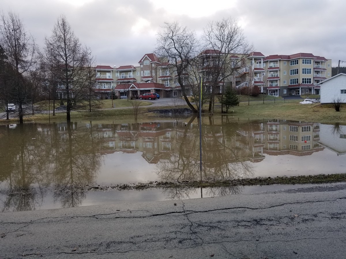 Photos de l'inondation printanière à Vallée-Jonction, St-Joseph et Beauceville